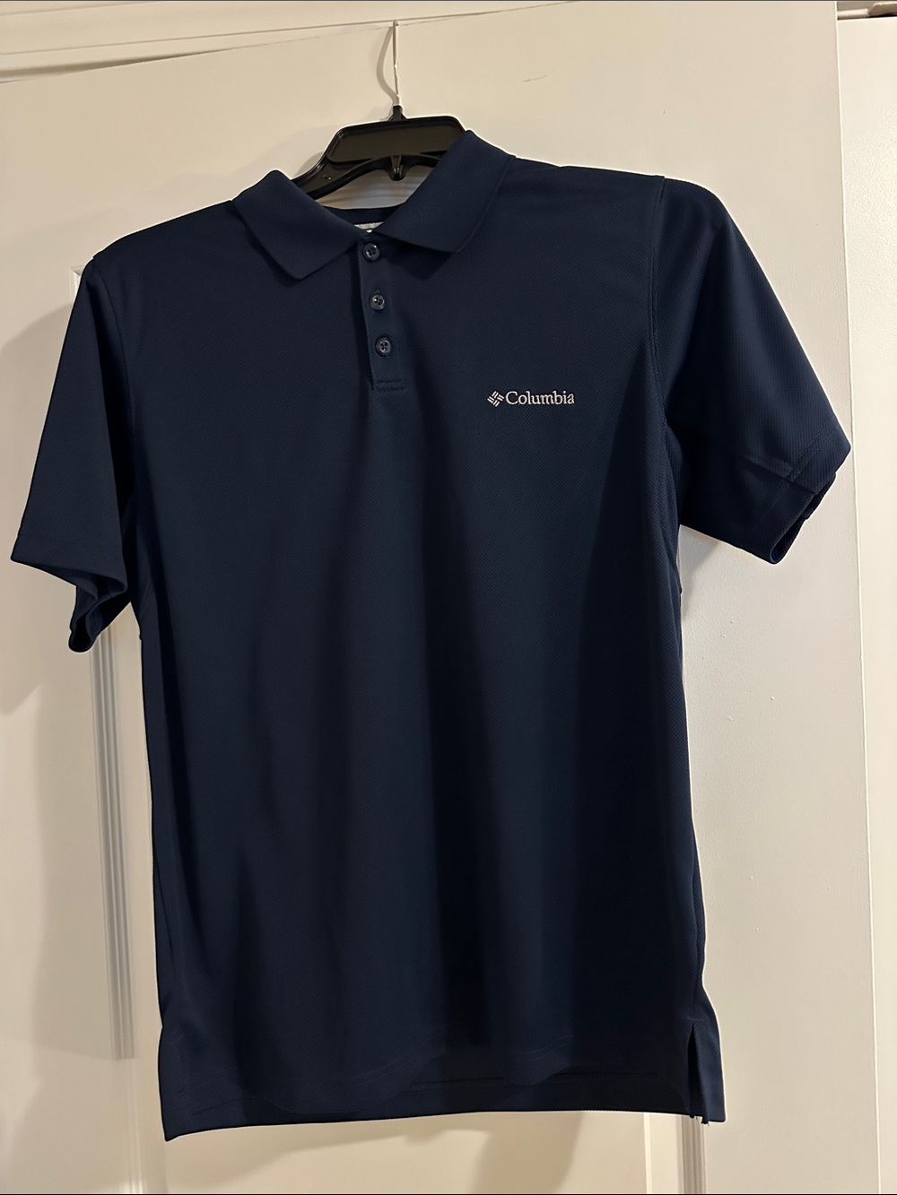 Columbia Navy Short-Sleeve Polo